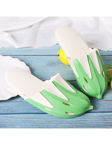 Women Large Size Beach Closed Toe Flat Slippers